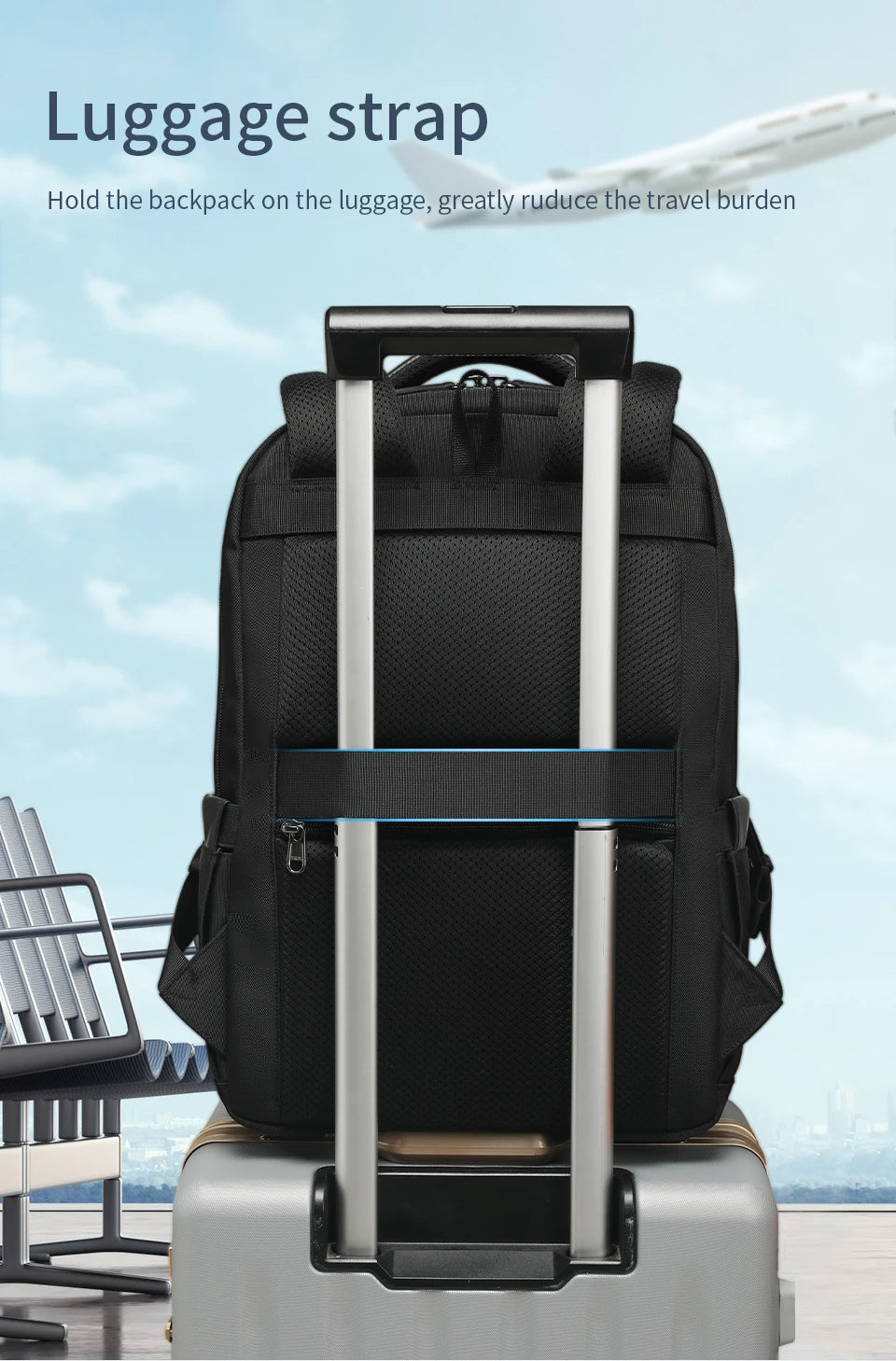 Tigernu Travel Backpacks for Men 14 15.6 17inch Laptop Backpacks Business Backpack Bags for Travel Knapsack Schoolbag