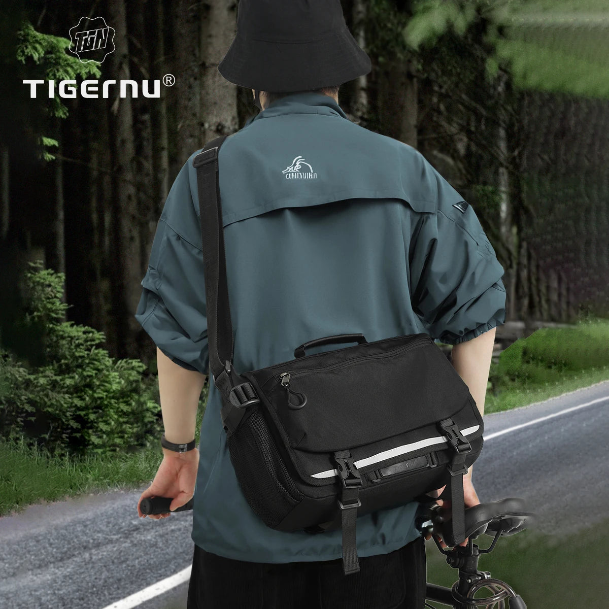 Tigernu Men's Shoulder Bags Waterproof Camera Bag Fashion Messenger Bags For Men Crossbody Bags Outdoor Pack Video Bags Travel
