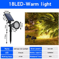 Solar lawn light, ground-mounted lamp, outdoor waterproof courtyard, villa garden, tree lighting, landscape spotlight