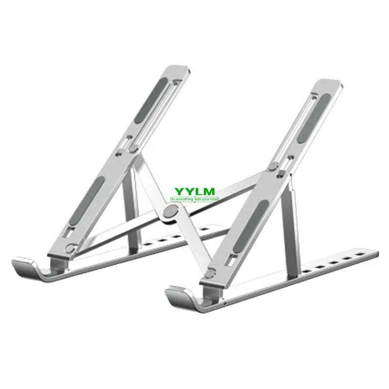 YYLM N3 Desktop Portable Aluminum Alloy Laptop Stand Foldable Heightened For iPad Bracket Notebook Metal Cooling Base In Stock