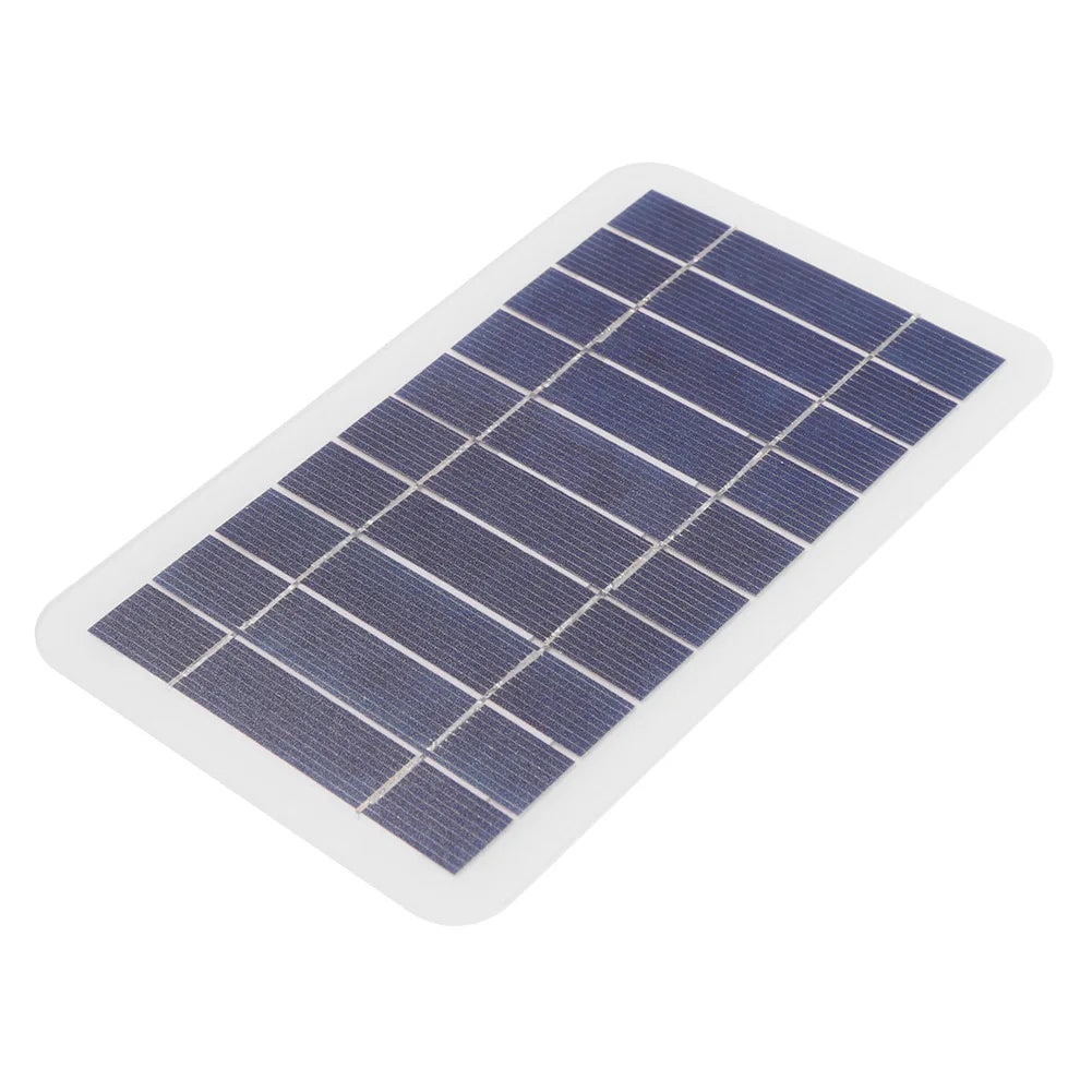Portable USB Solar Panel Charger Safe Stable Charger Compatible with Phones  Fans  Flashlights for Outdoor Travel Camping