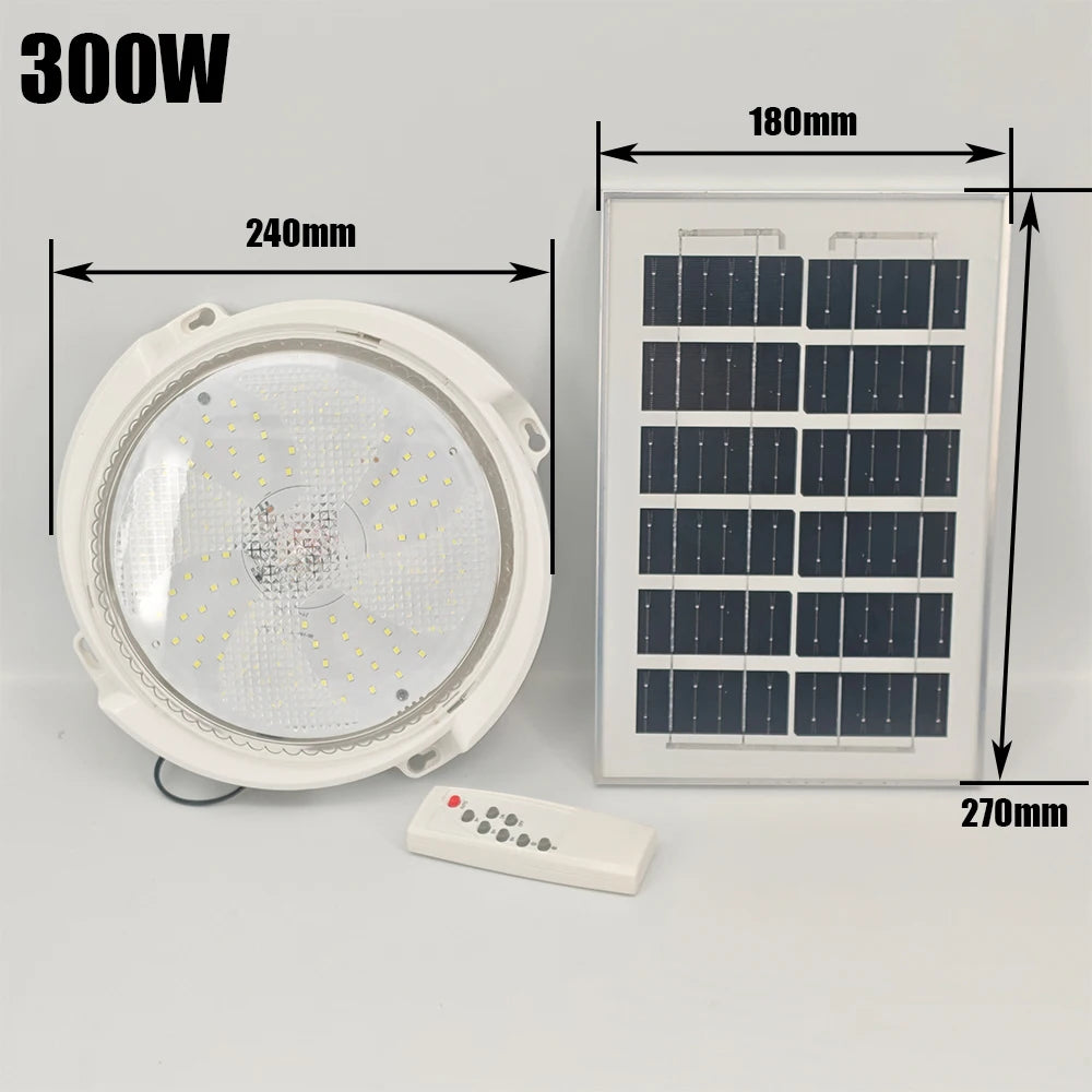 Solar lights Indoor Home Top Ceiling House Outdoor Garden pandent light Panel Lamp Fixture For Corridor Garden Living Room
