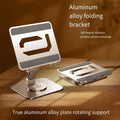 360° Rotation Tablet Stand for iPad, Adjustable Foldable Tablet Holder,Aluminum Phone Stand Compatible with iPad Pro/ Air/ Mini