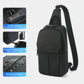 Tigernu Chest Bag Men 9.7inch IPad Pack Korean Style Shoulder Bag Waterproof Crossbody Bag Men's Anti-Theft Pack TSA