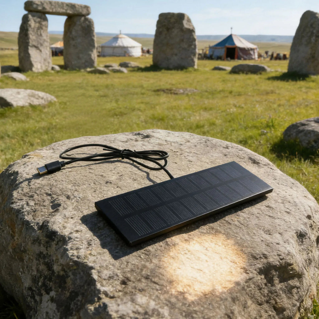 1W 5V Phone & Battery Charger Lightweight Portable Solaring Charger Emergency Power System for Outdoor Enthusiasts and Travelers