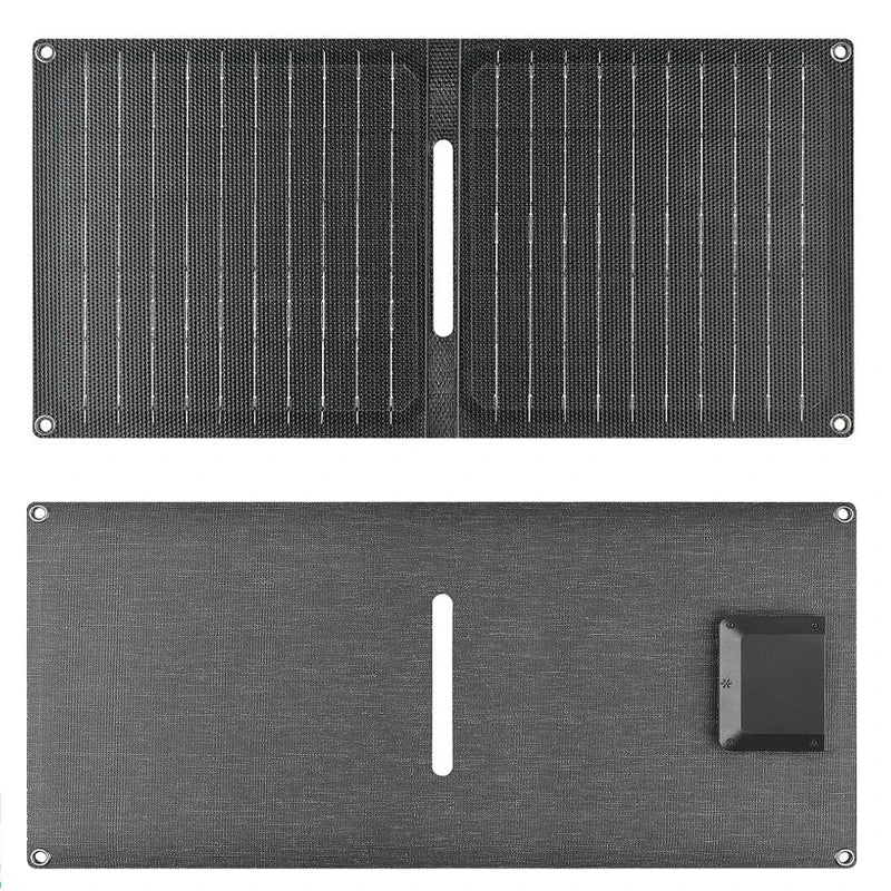80W Folding Solar Panel IP65 Waterproof Portable Solar Panel Charger Solar Cell for Cell Phone Laptop Backpacking Camping Hiking