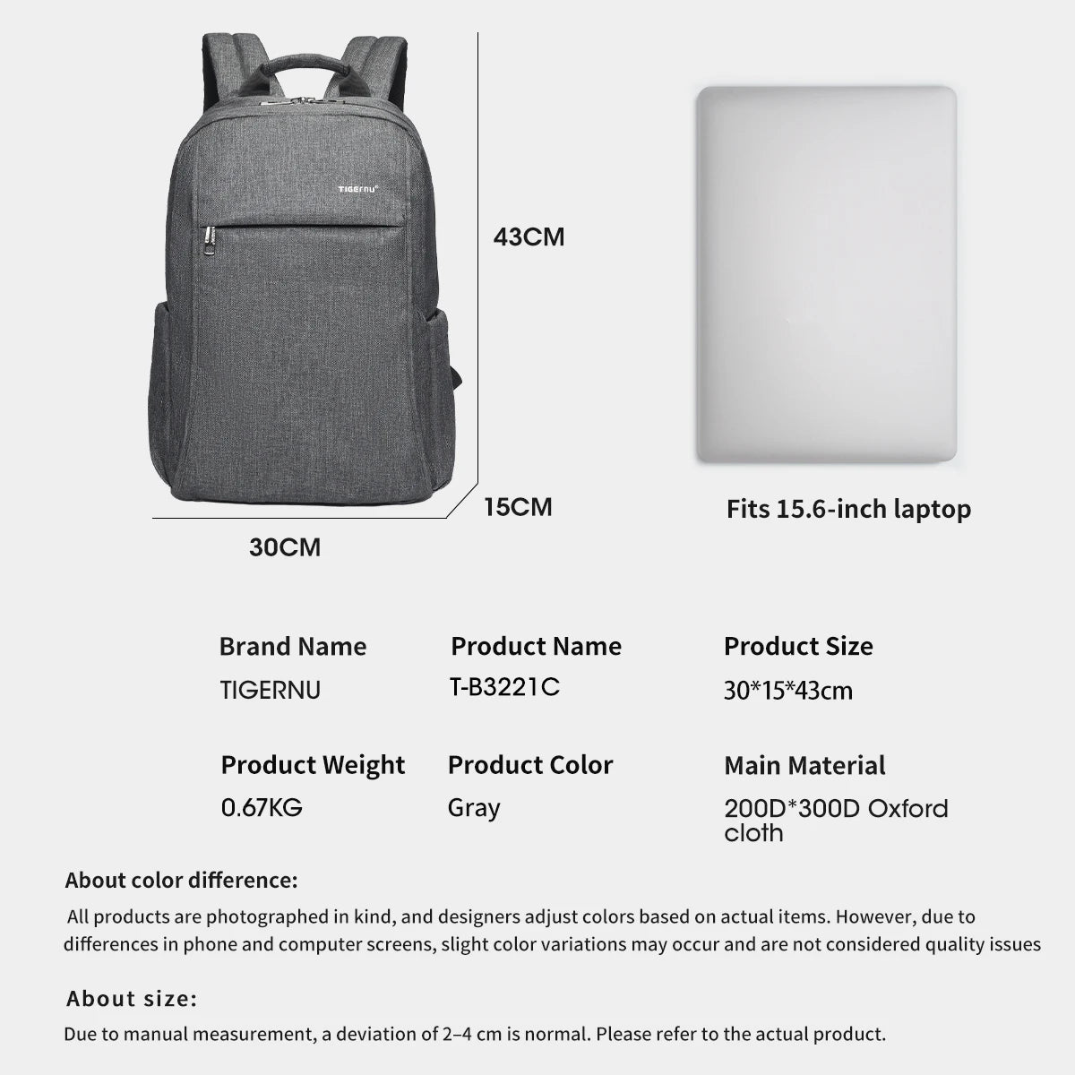 Tigernu Clearance Bags Men Backpack Anti-theft USB Charging 15.6 Laptop Bag Mochilas Feminine Male Bagpack Notebook Schoolbag