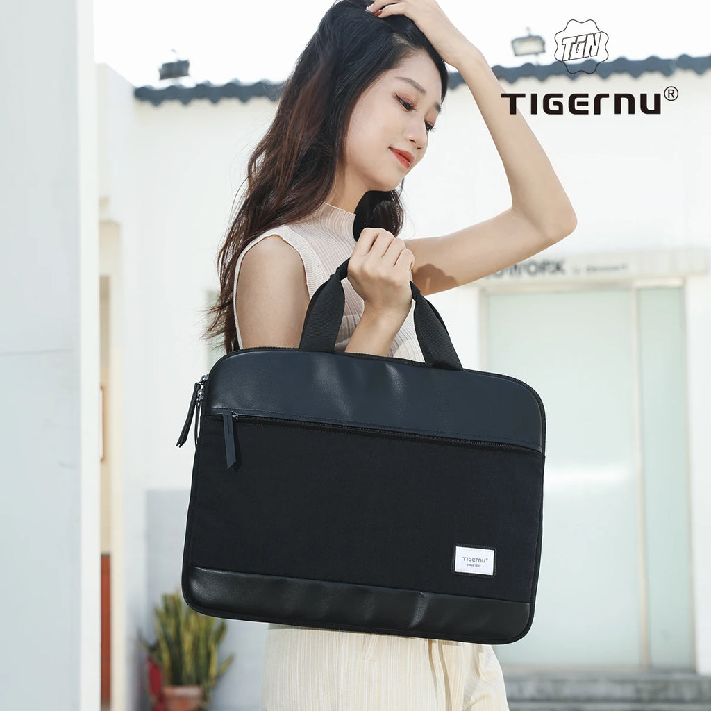 Tigernu Women Briefcase Bags For Men 14 15.6inch Laptop Bag Folder For Documents Bags For Women Female Handbag Suitcase Business