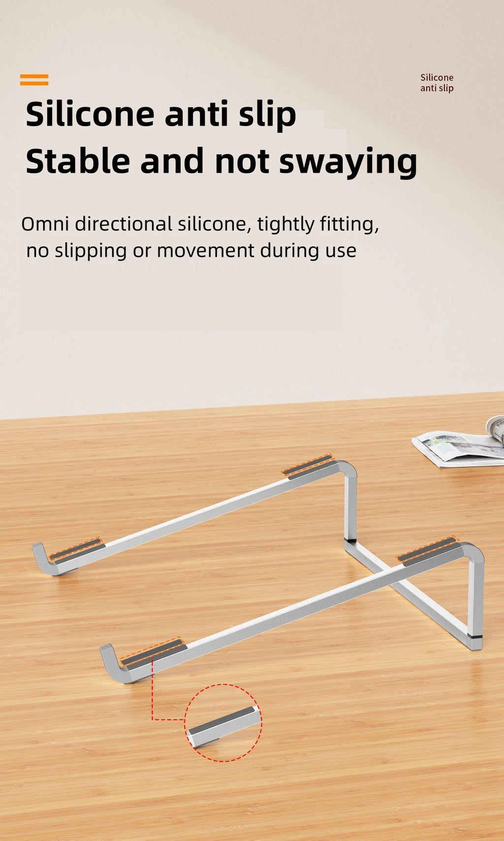 Laptop Stand For Macbook Folding Adjustable Aluminum Computer Pc Tablet Stand Notebook Tablelaptop Holder Heat Dissipation