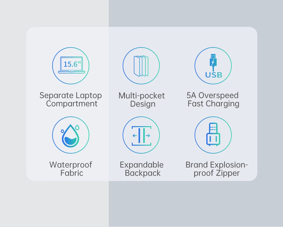 Tigernu Anti Theft Men Backpacks USB Charger Mochila 15.6inch Laptop Backpack Travel Backpacks Casual College Schoolbag Knapsack