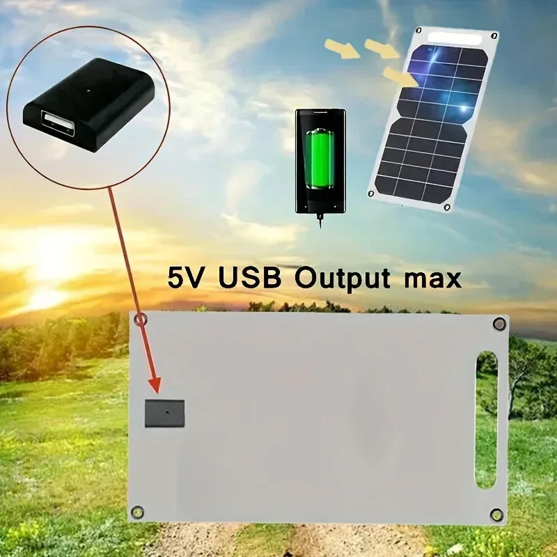 35W Foldable Solar Charger Dual USB with Smart Charge Tech for Power Bank,iPhone,Camping,RV,Emergency&Outdoor Travel Accessories