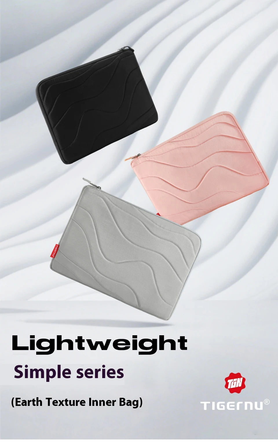 Tigernu Laptop Inner Bags 11/13/14 Inch Computer Bag Protective Cover Front Pocket Can Hold Power Light Laptop Cases Women Bags