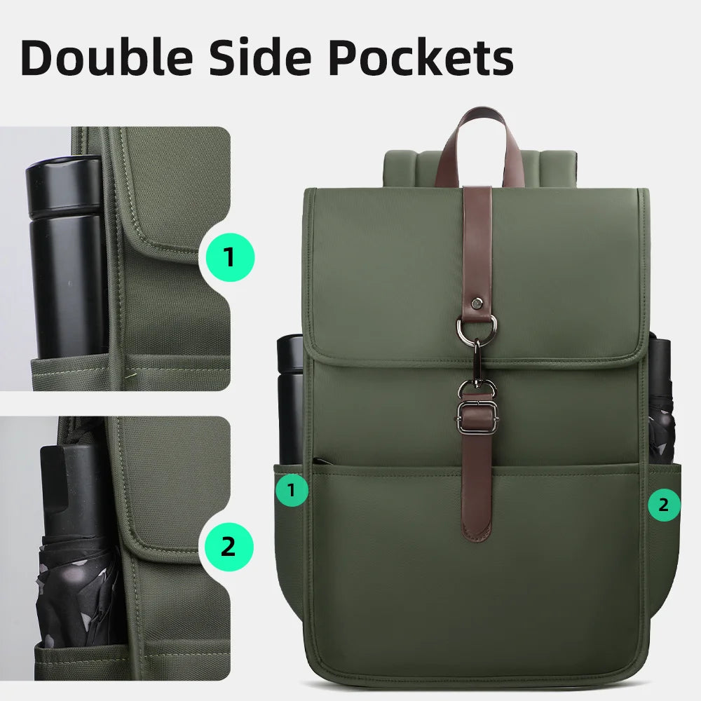 HK New Women's Backpack Waterproof College Laptop Backpack Large Fashion School Bag For Teenagers Girls Travel Weekend Mochilas