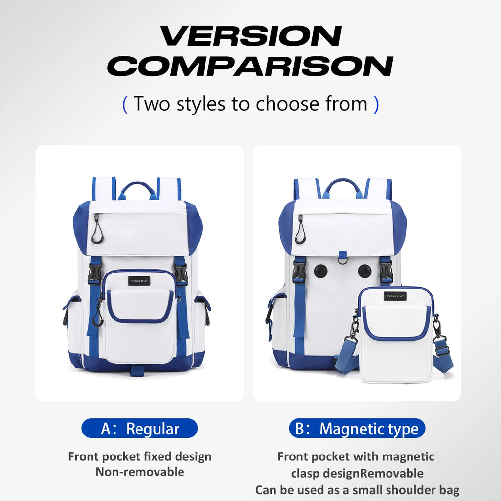 Tigernu School Backpacks For Men Bags For Removable With Shoulder Bags 14inch Laptop Backpacks Women Travel Backpack Bags Male