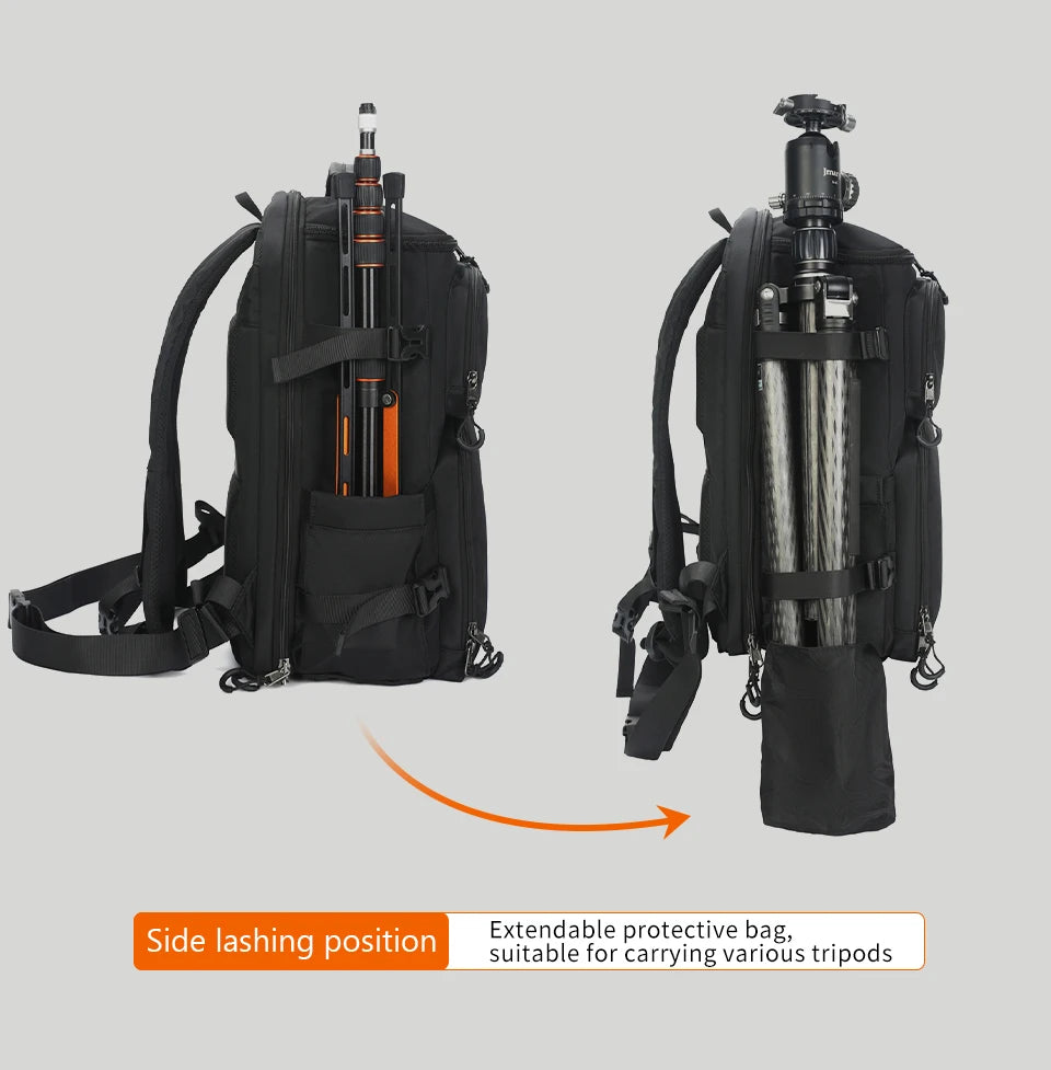 Tigernu Backpacks Men Camera Backpack 14 15.6inch Laptop Backpacks Drone Package Waterproof Cover Travel Backpack Bags Knapsack