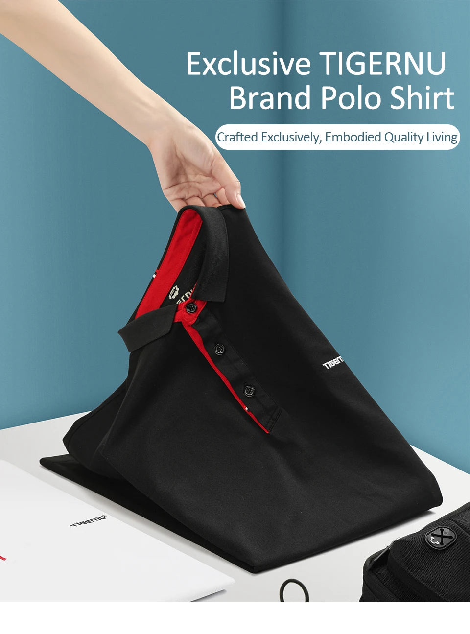 Tigernu Brand Men‘ s Shirt  Woman Clothing Casual Polo Shirts For Women High Quality Men's Clothing T-shirt For Men For Women