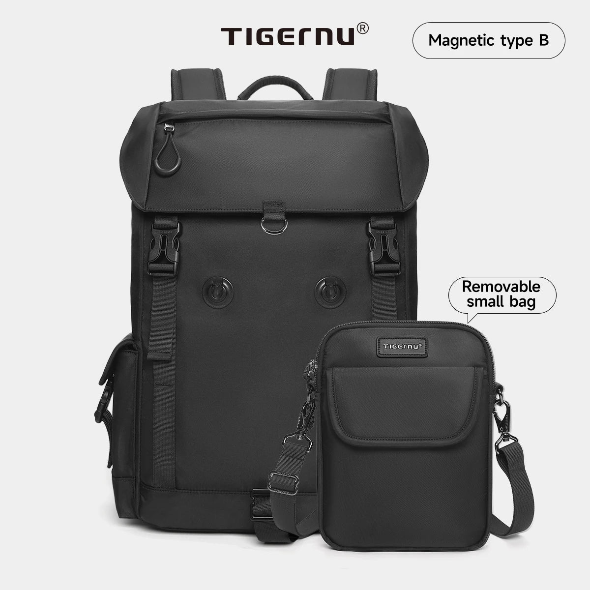 Tigernu Casual Backpack Men's Travel Backpack Bags For Laptop 15.6‘’ Fashion School Backpack Male Commuting Backpack Schoolbag