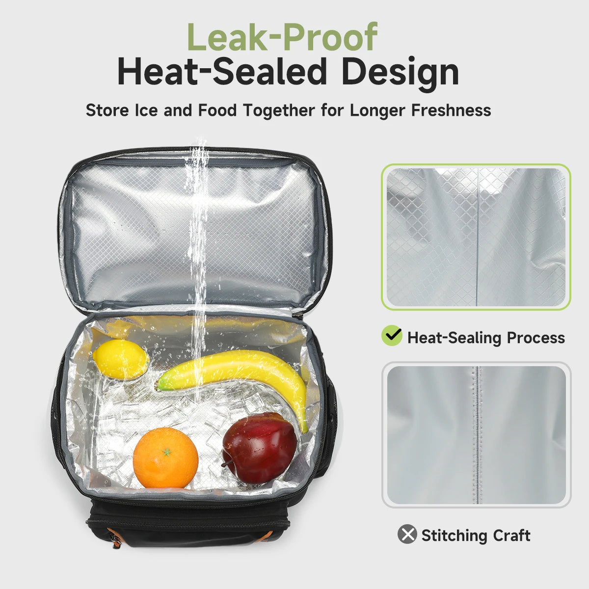 Tigernu Lunch Bags For Insulated Leakproof Cooler Bag Waterproof Women's Bag Ice Pack Cold Storage Bag Picnic Lunch Boxes School