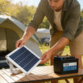 Solar Panel Charger 50W 12V Type-C Waterproof Home Supplies Type-C Solar Panel Charger for Hiking Backpacking Travel Urgency