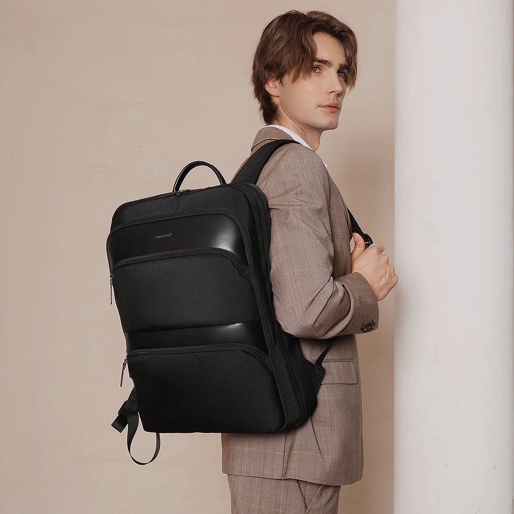 Tigernu Expandable Backpack Men Thin Bags For Men Travel Backpack Waterproof Male 15.6inch Laptop Backpack Bag Mochilas Knapsack