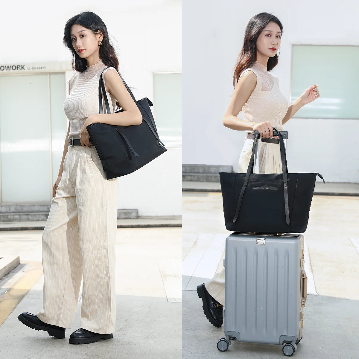 Tigernu Women Tote Bag Female Handbag Girls Shoulder Bags Commuting Sling Bag Women's Bags 14 15.6inch Laptop Bags For Girls