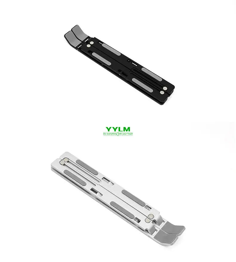YYLM N3 Desktop Portable Aluminum Alloy Laptop Stand Foldable Heightened For iPad Bracket Notebook Metal Cooling Base In Stock