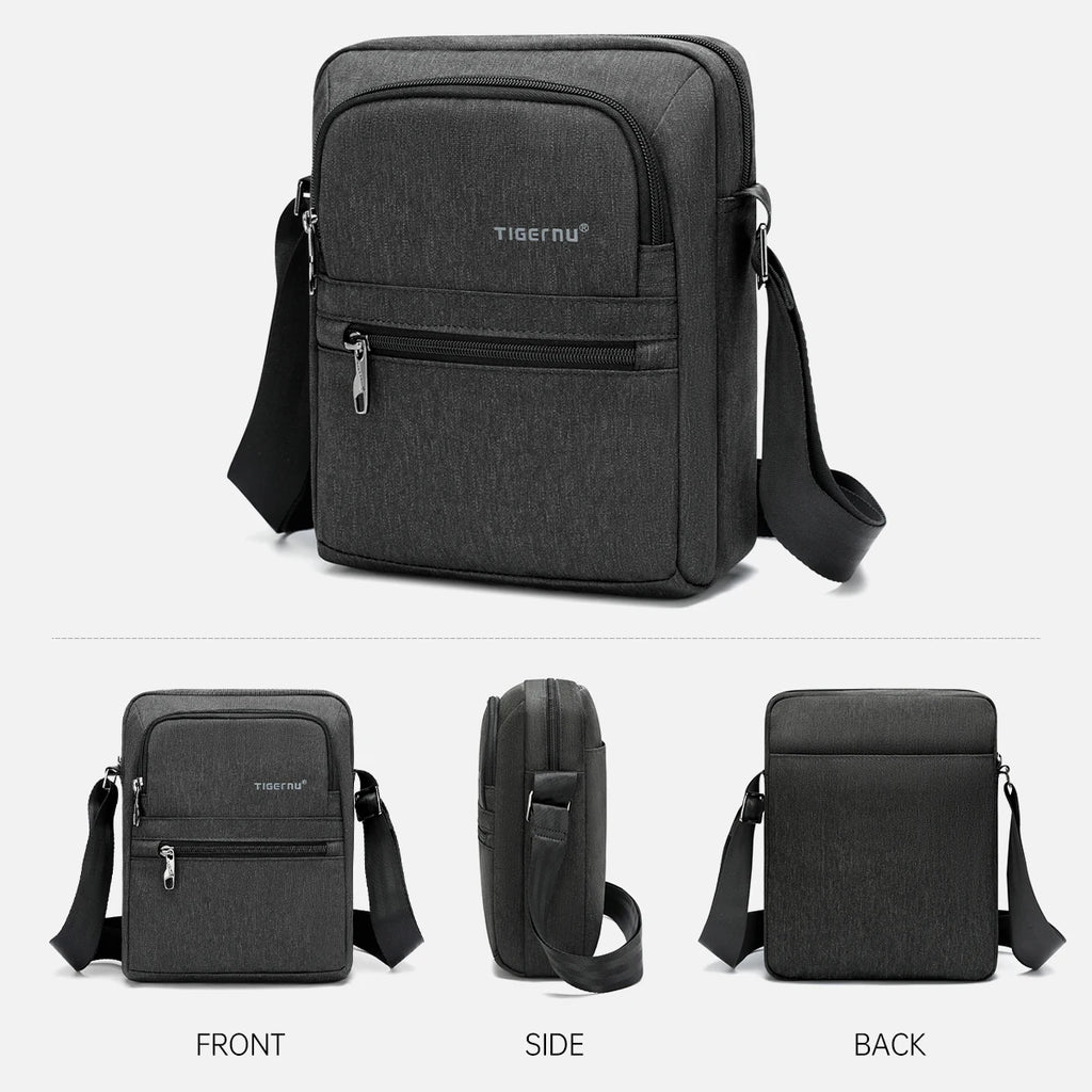 Tigernu Men's Messenger Bags Men Mini Bag For Business Shoulder Bag Male Casual Crossbody Bag College Travel Sling Bags For Men
