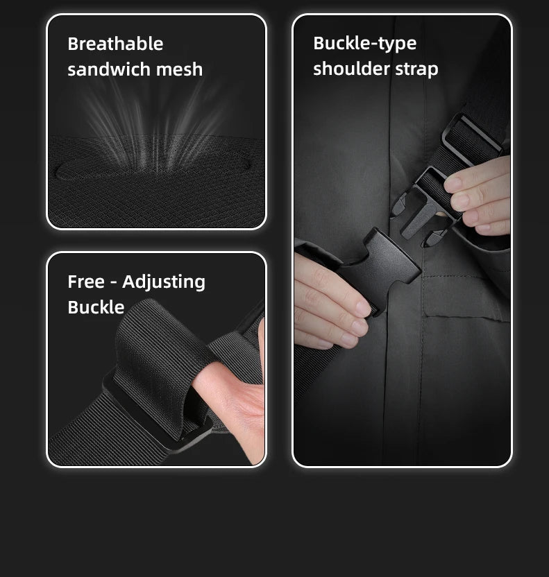 HK Sling Bag for Men X-Pac Fabric Crossbody Bag Small Men's Shoulder Bag Waterproof Chest Bag Ultra-light Fanny Pack Phone Pouch