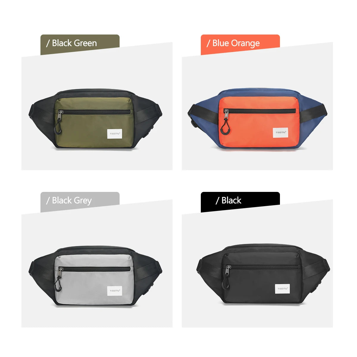 Tigernu Chest Bags For Men 7.9inch IPad Bag Lightweight Shoulder Bag Waterproof Crossbody Bag Male Mini Bags Sling Bag Handbag
