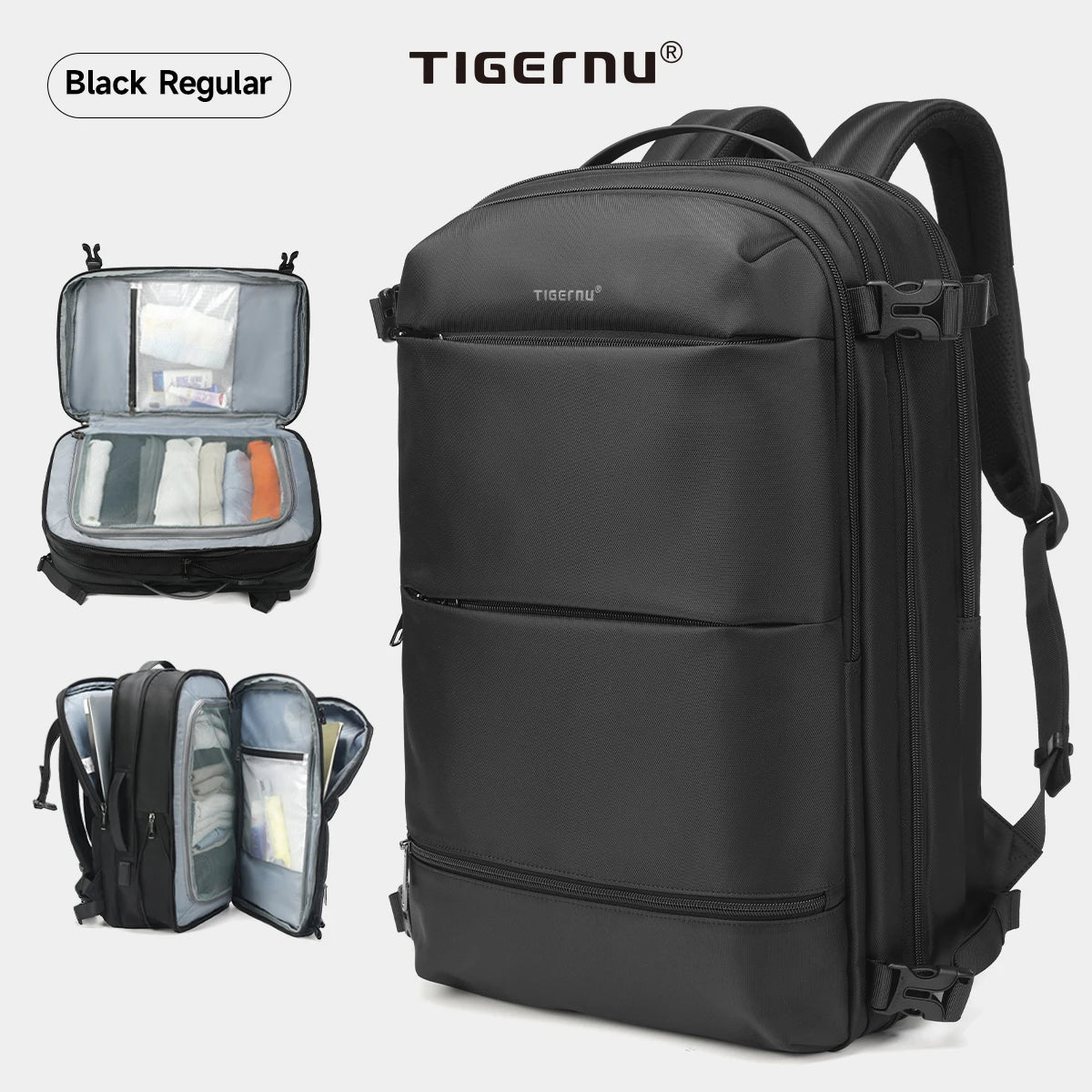 Tigernu Women Backpack Travel Backpack Bags 17inch Laptop Backpacks Cabin Bags Female Expandable Backpack For Women Schoolbags
