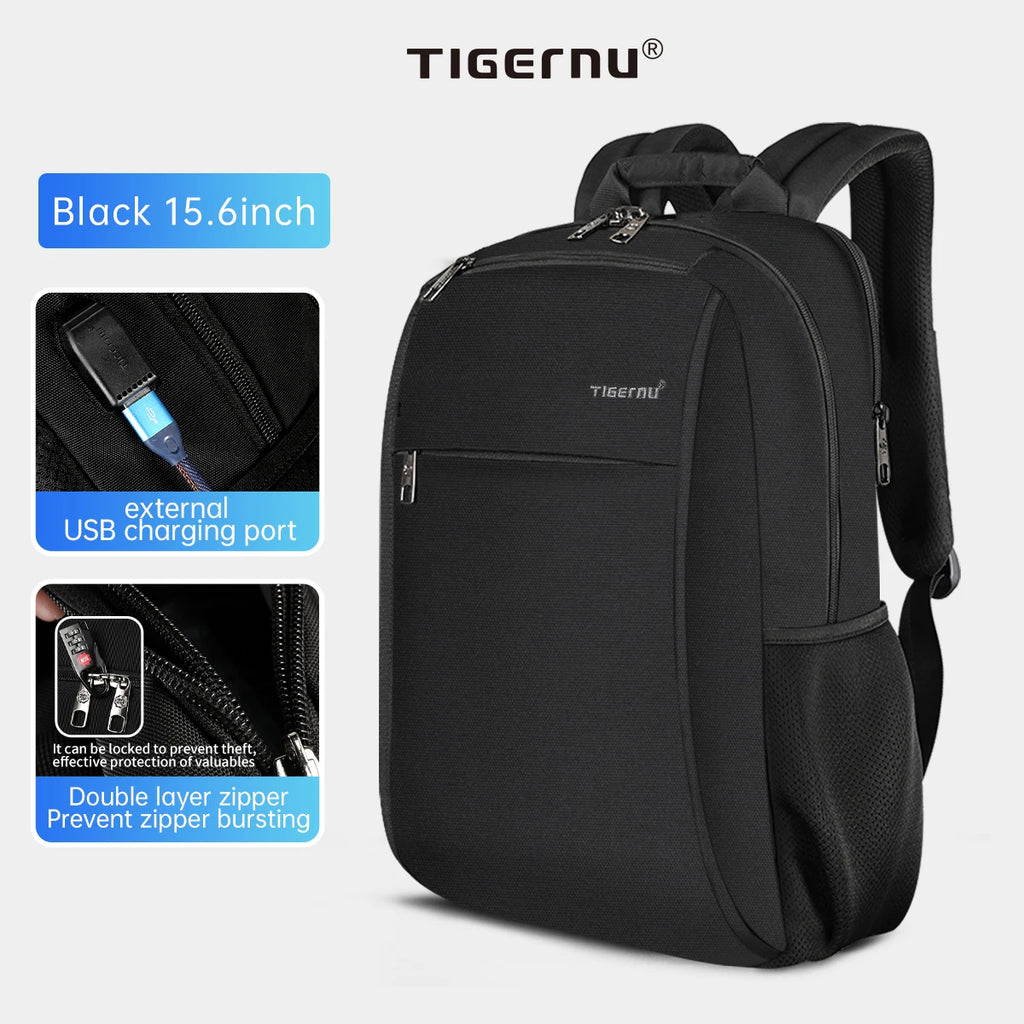 Lifetime Warranty Backpack Men 15.6 17inch Laptop Backpack Waterproof Bag With 4.0A USB Charging Port Travel Backpack For School