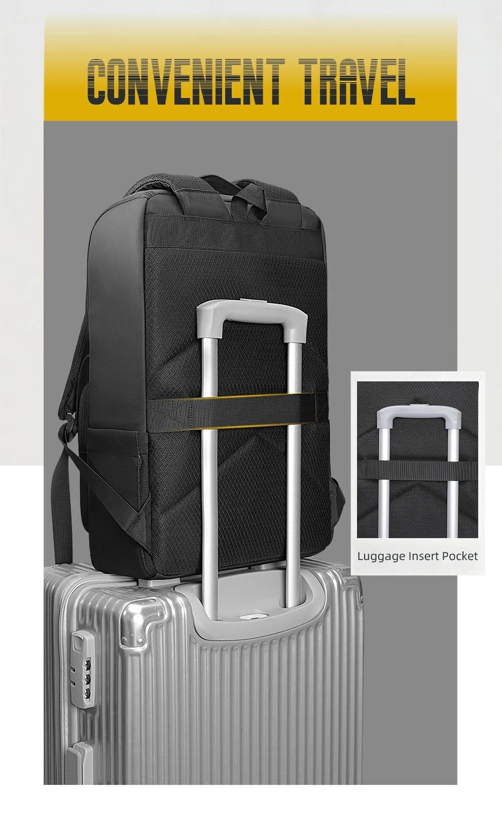 HK Vintage 17.3 inch Laptop Backpack Men Anti-theft Travel Backpack Waterproof Business Computer Bag Daily College Daypack Male