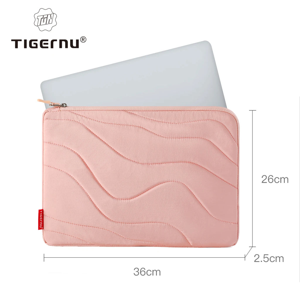 Tigernu Laptop Inner Bags 11/13/14 Inch Computer Bag Protective Cover Front Pocket Can Hold Power Light Laptop Cases Women Bags