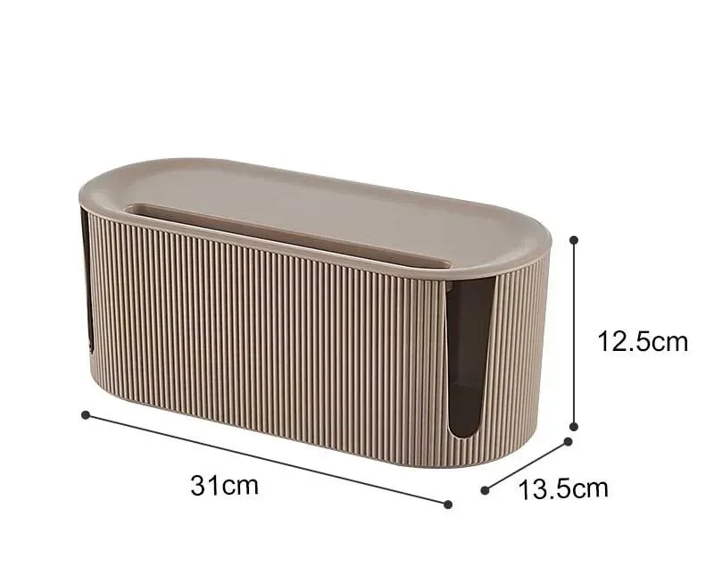 2024 Nordic Plug Board Storage Box Cable Wire Organizer Case Socket Wireless WiFi Router Bracelet Desktop Data Line Holder Shelf