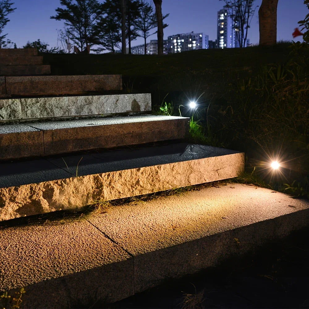 Solar Powered Outdoor Lights Garden Decoration Landscape Spotlights Waterproof Solar Lighting Yard Lawn Pathway Auto On/Off