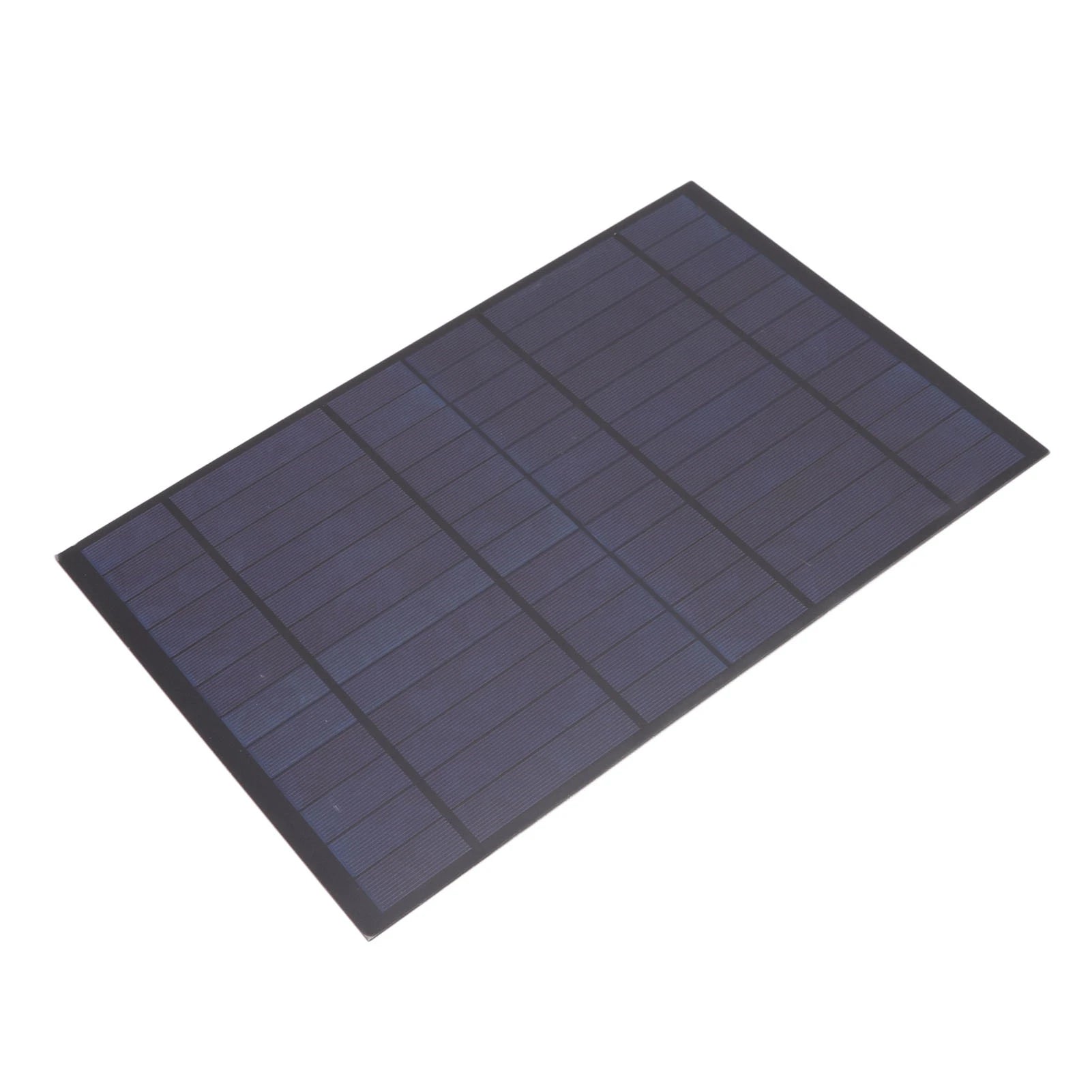 6V 10W Outdoor Solar Panel Charger Polycrystalline Silicon 1660mA Solar Charger Plate for Camping Hiking Mountaineering