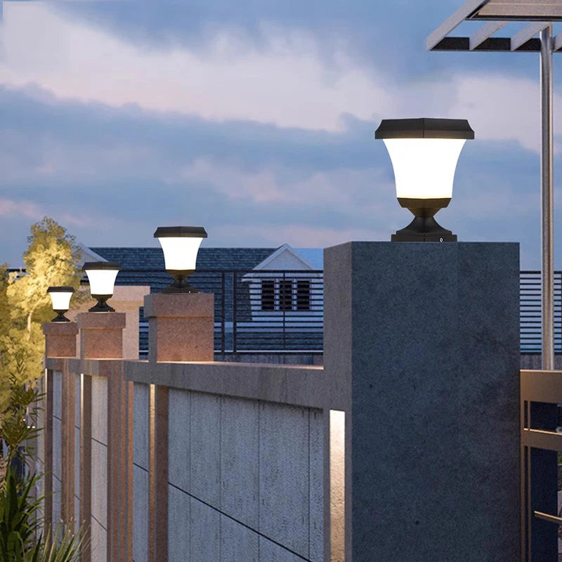 Solar Outdoor Square Wireless Mount Lights Waterproof Decorative for Garden Lawn Landscape Atmosphere Lamp Floor Yard Garden