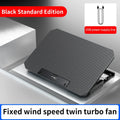 Q100 17inch Gaming Laptop Cooler Fan Led Screen Two USB Port 2600RPM Laptop Cooling Pad Notebook Stand For Laptop Fan Cooler
