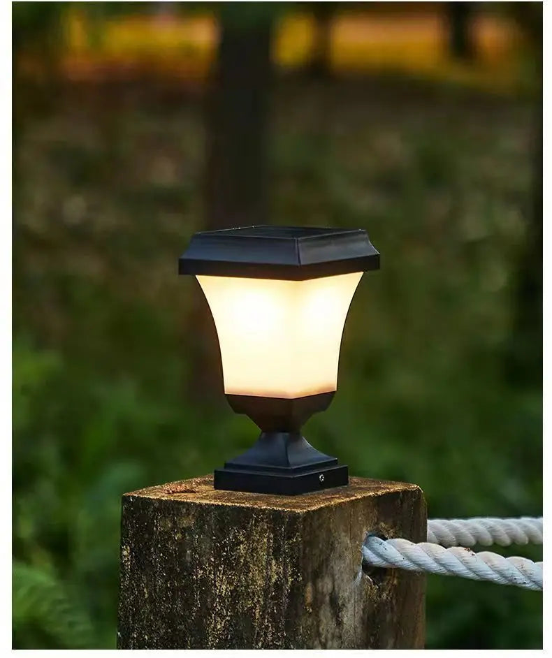 Solar Outdoor Square Wireless Mount Lights Waterproof Decorative for Garden Lawn Landscape Atmosphere Lamp Floor Yard Garden