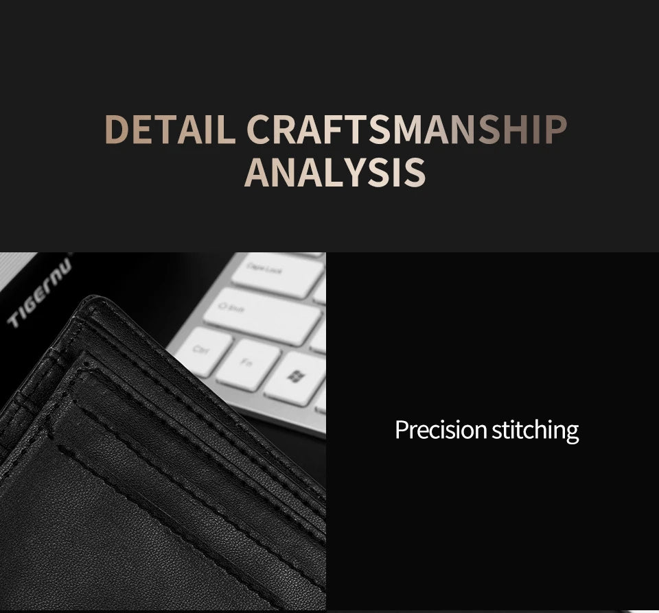 Tigernu Wallets For Man	Soft PU Card Wallet RFID Coin Purse Light Card Holder As Gifts Men's Wallets Waterproof Card Bags Mini