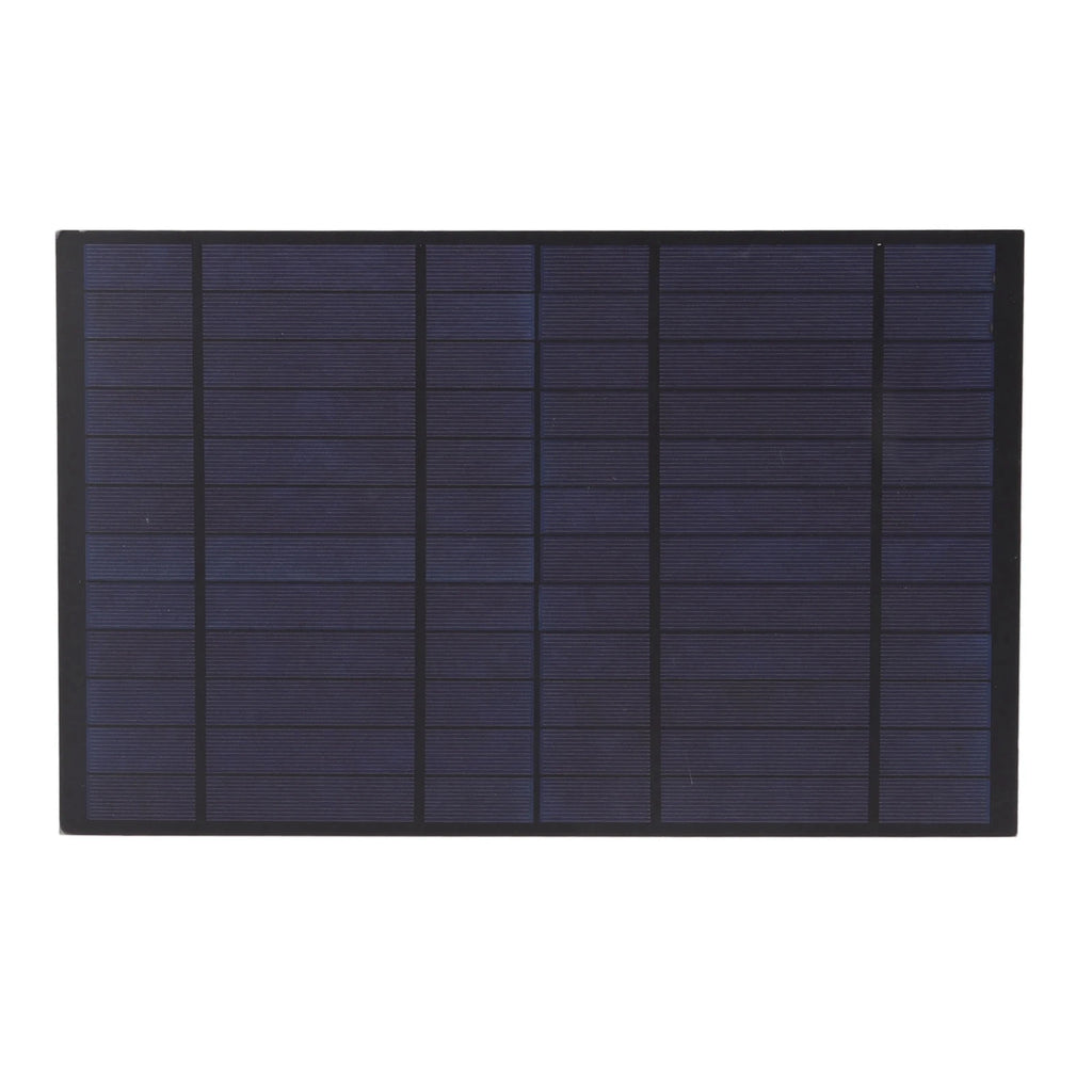 6V 10W Outdoor Solar Panel Charger Polycrystalline Silicon 1660mA Solar Charger Plate for Camping Hiking Mountaineering