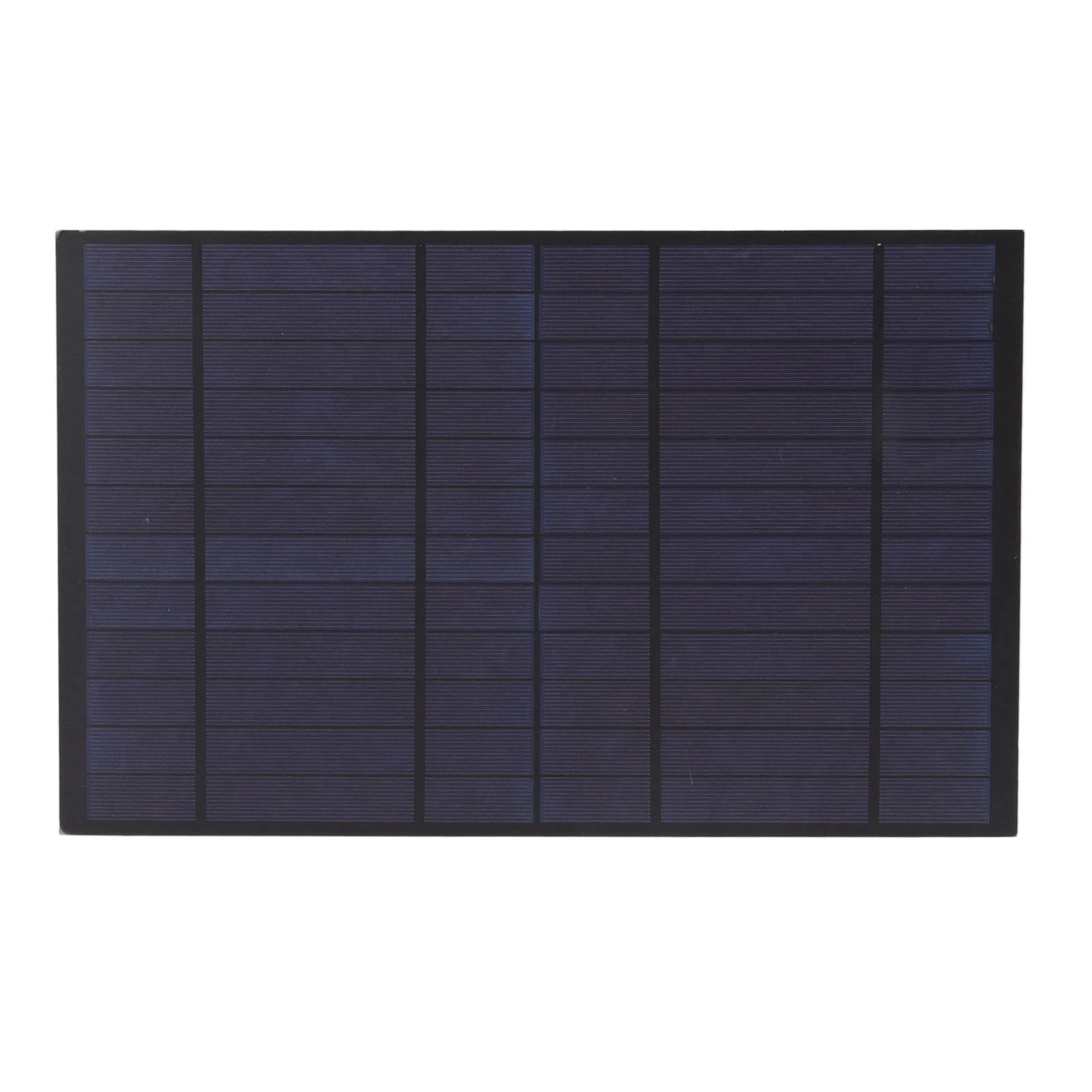 6V 10W Outdoor Solar Panel Charger Polycrystalline Silicon 1660mA Solar Charger Plate for Camping Hiking Mountaineering