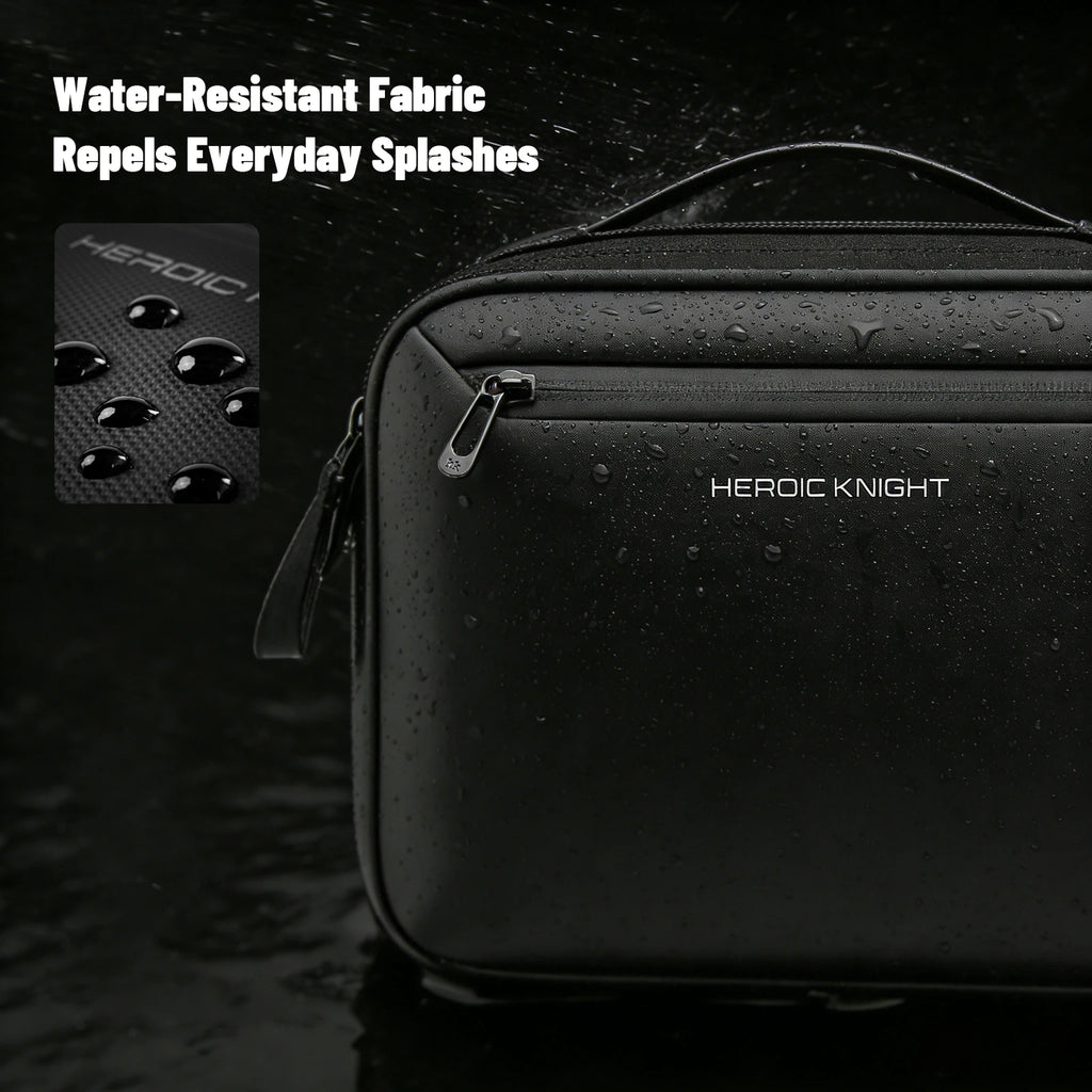 HK Toiletry Bag for Men Portable Pouch Travel Organizer Bag Dopp-kit Waterproof Shaving Pack Makeup Cosmetic Bag Storag Bath Bag