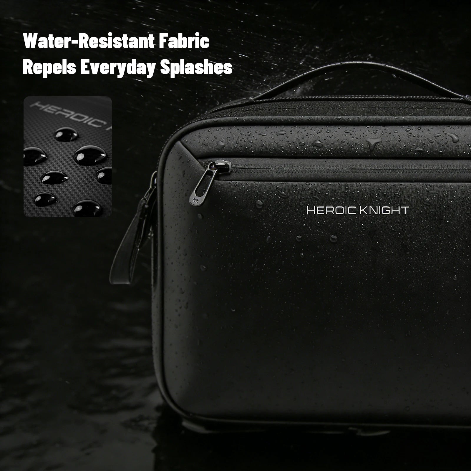 HK Toiletry Bag for Men Portable Pouch Travel Organizer Bag Dopp-kit Waterproof Shaving Pack Makeup Cosmetic Bag Storag Bath Bag