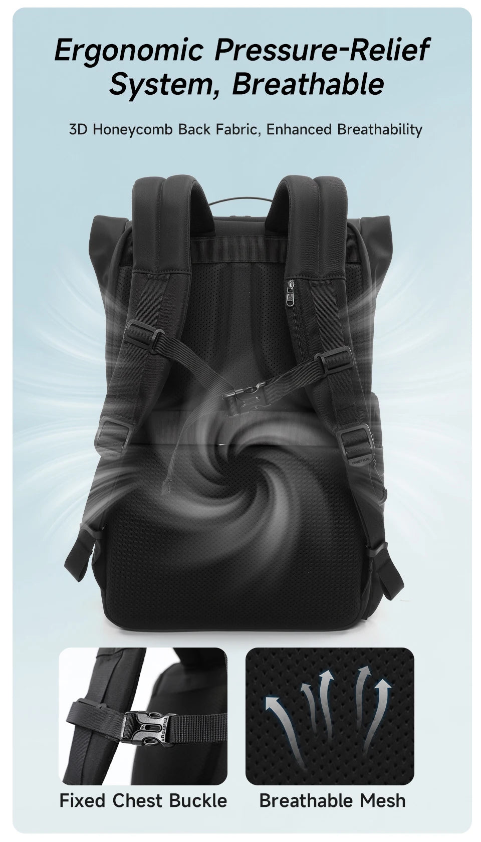 Tigernu Fashion School Backpacks Men TPU Waterproof Backpack Bags Commuting Business Backpacks Male Schoolbag Travel Cabin Bags