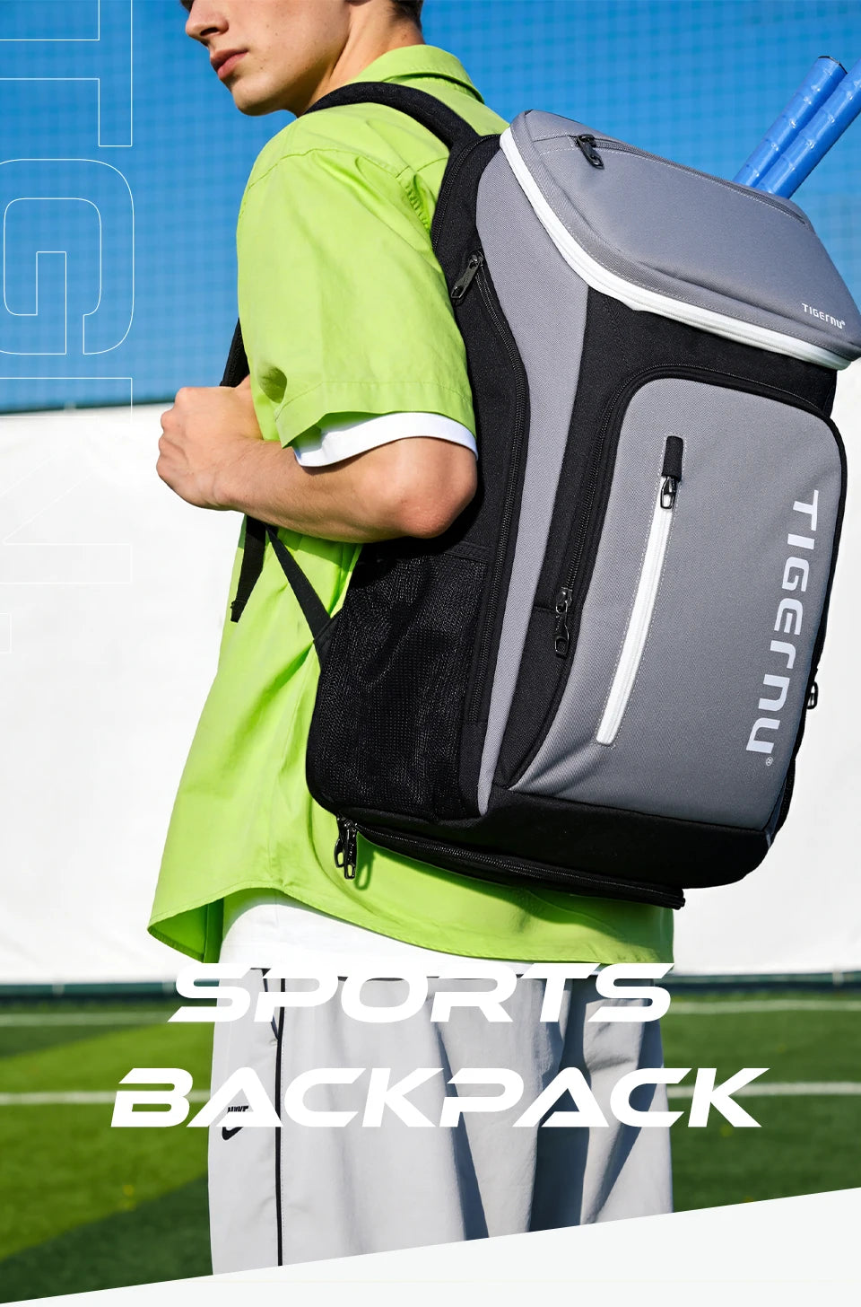 Tigernu Sport Backpacks Men Bags Outdoor Backpack For Badminton Bags Male Casual Backpack For Travel Schoolbags Hiking Knapsack