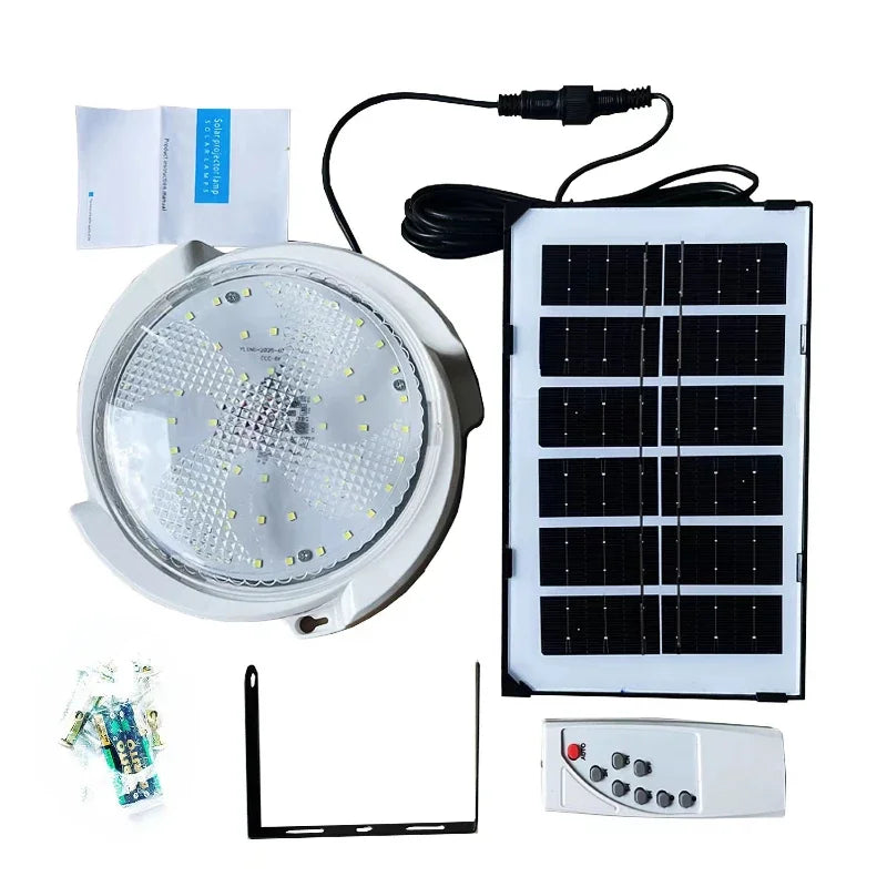 Solar lights Indoor Home Top Ceiling House Outdoor Garden pandent light Panel Lamp Fixture For Corridor Garden Living Room