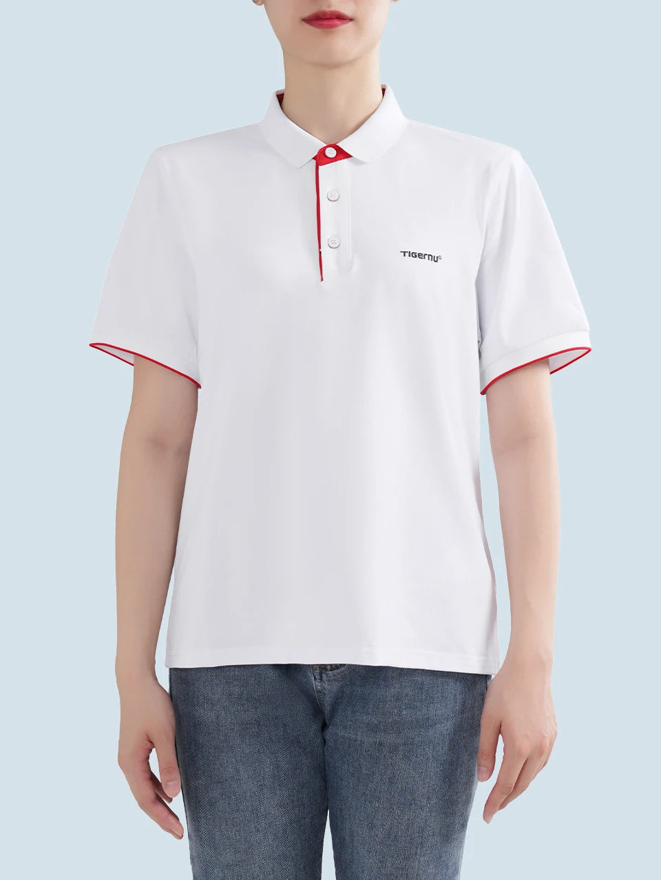 Tigernu Brand Men‘ s Shirt  Woman Clothing Casual Polo Shirts For Women High Quality Men's Clothing T-shirt For Men For Women