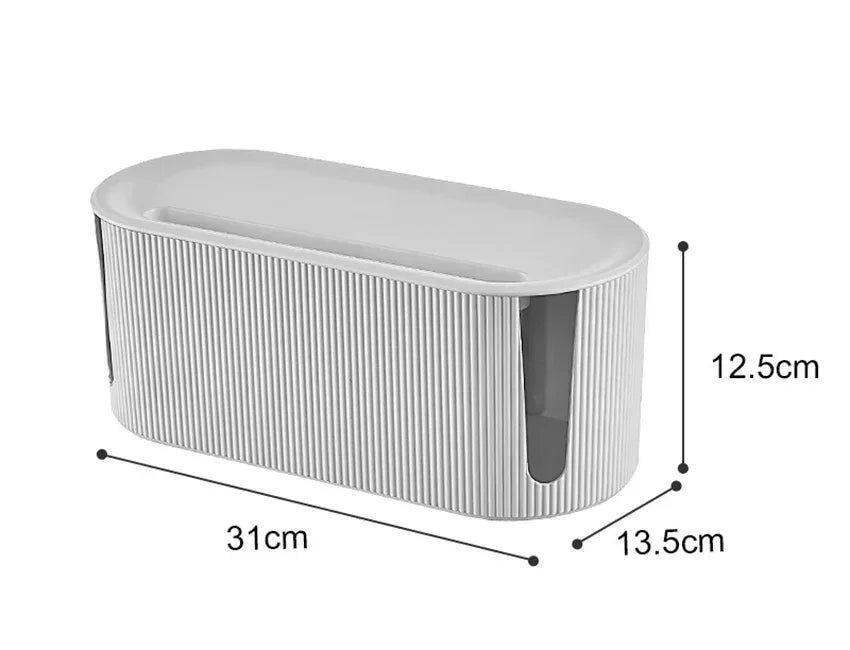 2024 Nordic Plug Board Storage Box Cable Wire Organizer Case Socket Wireless WiFi Router Bracelet Desktop Data Line Holder Shelf