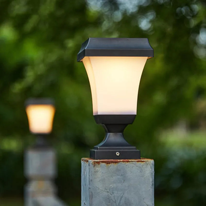 Solar Outdoor Square Wireless Mount Lights Waterproof Decorative for Garden Lawn Landscape Atmosphere Lamp Floor Yard Garden
